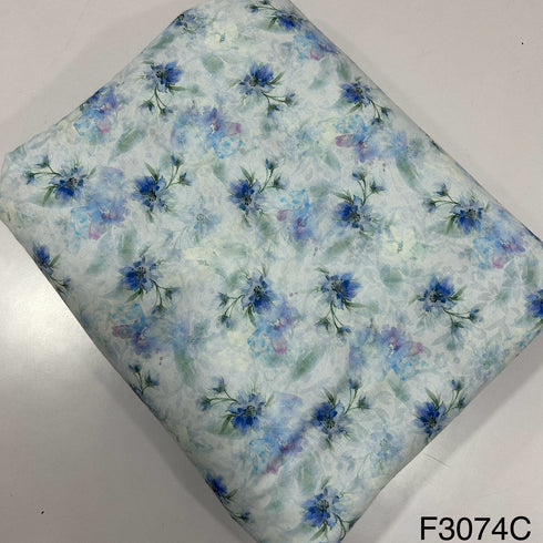 Printed Lizzy Bizzy Cotton fabric-F3074